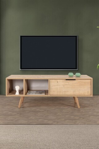 Comoda TV, Hanah Home, Venüs 3342, 130x46x35 cm, PAL, Maro