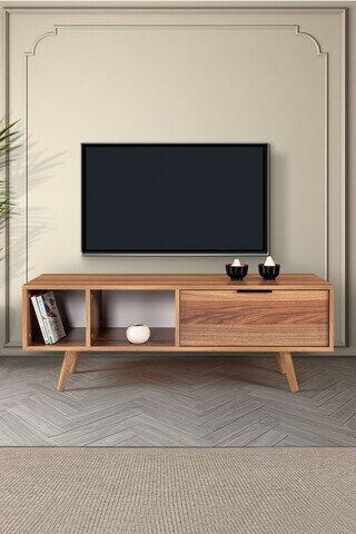 Comoda TV, Hanah Home, Venüs 3343, 130x46x35 cm, PAL, Maro