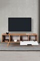 Comoda TV, Hanah Home, Venüs 3344, 130x46x35 cm, PAL, Nuc/Alb