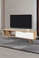 Comoda TV, Hanah Home, Venüs 3640, 160x46x35 cm, PAL, Stejar Safir / Alb