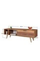 Comoda TV, Hanah Home, Venüs 3643, 160x46x35 cm, PAL, Maro