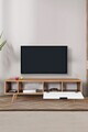 Comoda TV, Hanah Home, Venüs 3644, 160x46x35 cm, PAL, Nuc/Alb