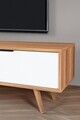 Comoda TV, Hanah Home, Venüs 3644, 160x46x35 cm, PAL, Nuc/Alb