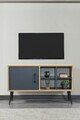 Comoda TV, Hanah Home, Şile 3109, 100x60x35 cm, PAL, Stejar safir / Antracit