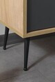 Comoda TV, Hanah Home, Şile 3109, 100x60x35 cm, PAL, Stejar safir / Antracit
