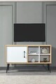 Comoda TV, Hanah Home, Şile 3111, 100x60x35 cm, PAL, Stejar safir / Antracit