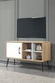 Comoda TV, Hanah Home, Şile 3111, 100x60x35 cm, PAL, Stejar safir / Antracit