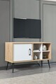 Comoda TV, Hanah Home, Şile 3111, 100x60x35 cm, PAL, Stejar safir / Antracit