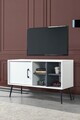 Comoda TV, Hanah Home, Şile 3112, 100x60x35 cm, PAL, Alb / Antracit