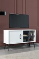 Comoda TV, Hanah Home, Şile 3112, 100x60x35 cm, PAL, Alb / Antracit