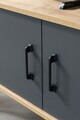 Comoda TV, Hanah Home, Şile 3609, 160x60x35 cm, PAL, Stejar safir / Antracit