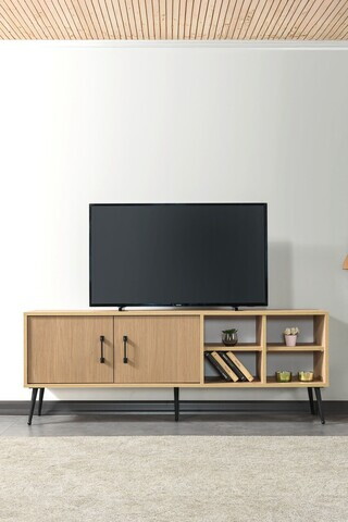 Comoda TV, Hanah Home, Şile 3610, 160x60x35 cm, PAL, Maro