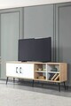 Comoda TV, Hanah Home, Şile 3611, 160x60x35 cm, PAL, Stejar Safir / Alb