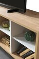 Comoda TV, Hanah Home, Şile 3611, 160x60x35 cm, PAL, Stejar Safir / Alb