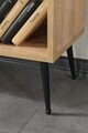 Comoda TV, Hanah Home, Şile 3611, 160x60x35 cm, PAL, Stejar Safir / Alb