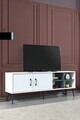Comoda TV, Hanah Home, Şile 3612, 160x60x35 cm, PAL, Alb / Antracit