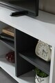 Comoda TV, Hanah Home, Şile 3612, 160x60x35 cm, PAL, Alb / Antracit