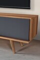 Comoda TV, Hanah Home, Ela 3331, 130x47x35 cm, PAL, Nuc / Antracit