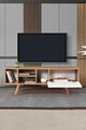 Comoda TV, Hanah Home, Ela 3333, 130x47x35 cm, PAL, Nuc/Alb