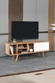 Comoda TV, Hanah Home, Ela 3333, 130x47x35 cm, PAL, Nuc/Alb