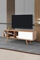Comoda TV, Hanah Home, Ela 3333, 130x47x35 cm, PAL, Nuc/Alb
