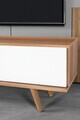 Comoda TV, Hanah Home, Ela 3333, 130x47x35 cm, PAL, Nuc/Alb