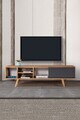 Comoda TV, Hanah Home, Ela 3631, 160x47x35 cm, PAL, Nuc / Antracit