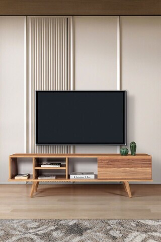 Comoda TV, Hanah Home, Ela 3632, 160x47x35 cm, PAL, Maro