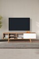 Comoda TV, Hanah Home, Ela 3633, 160x47x35 cm, PAL, Nuc/Alb