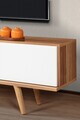 Comoda TV, Hanah Home, Ela 3633, 160x47x35 cm, PAL, Nuc/Alb