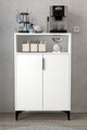 Dulap multifunctional, Hanah Home, Ada 1201, 72x114x36.5 cm, PAL, Alb