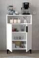 Dulap multifunctional, Hanah Home, Ada 1201, 72x114x36.5 cm, PAL, Alb
