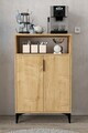 Dulap multifunctional, Hanah Home, Ada 1203, 72x114x36.5 cm, PAL, Maro