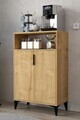 Dulap multifunctional, Hanah Home, Ada 1203, 72x114x36.5 cm, PAL, Maro