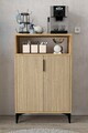 Dulap multifunctional, Hanah Home, Ada 1205, 72x114x36.5 cm, PAL, Maro