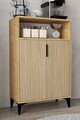 Dulap multifunctional, Hanah Home, Ada 1205, 72x114x36.5 cm, PAL, Maro
