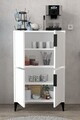 Dulap multifunctional, Hanah Home, Ada 1401, 72x114x36.5 cm, PAL, Alb