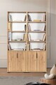 Corp biblioteca, Hanah Home, Evm 8205, 120x187x30 cm, PAL, Maro