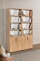 Corp biblioteca, Hanah Home, Evm 8205, 120x187x30 cm, PAL, Maro