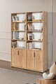 Corp biblioteca, Hanah Home, Evm 8205, 120x187x30 cm, PAL, Maro