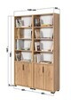 Corp biblioteca, Hanah Home, Evm 8205, 120x187x30 cm, PAL, Maro
