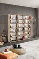 Corp biblioteca, Hanah Home, Evm 8322, 180x187x30 cm, PAL, Maro