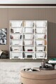 Corp biblioteca, Hanah Home, Evm 8324, 180x187x30 cm, PAL, Alb