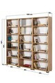 Corp biblioteca, Hanah Home, Evm 8325, 180x187x30 cm, PAL, Maro