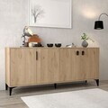 Consola, Hanah Home, Deren 4006, 180x78x44 cm, PAL, Maro