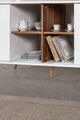 Consola, Hanah Home, Sina 4618, 160x82x44 cm, PAL, Alb/Maro