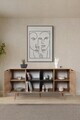 Consola, Hanah Home, Sina 4619, 160x82x44 cm, PAL, Stejar safir / Antracit