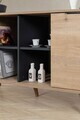Consola, Hanah Home, Sina 4619, 160x82x44 cm, PAL, Stejar safir / Antracit