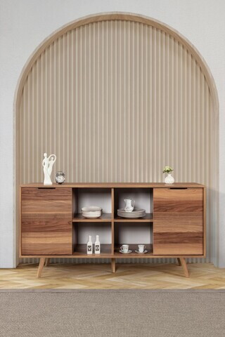 Consola, Hanah Home, Sina 4620, 160x82x44 cm, PAL, Maro