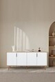 Consola, Hanah Home, Sırma 4815, 180x82x44 cm, PAL, Stejar Safir / Alb